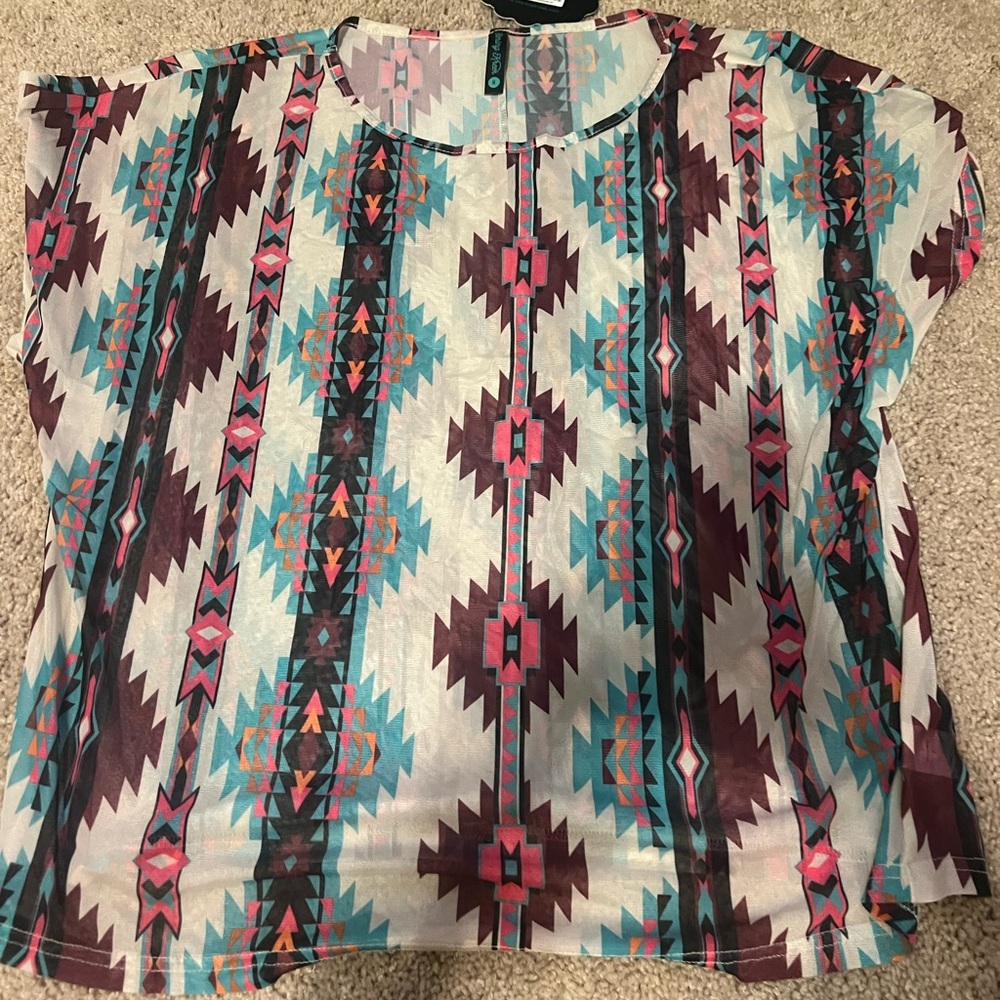 Aztec short sleeve shirt